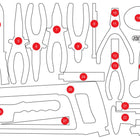 KS TOOLS Leere Schaumstoffeinlage zu 813.0036 ( 813.0036-97 ) - Toolbrothers