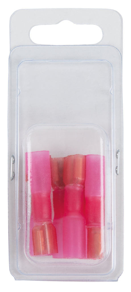 KS TOOLS Sortiment isolierter Quetschverbinder, rot, AWG22-16, 6-tlg Buchse ( 970.0670 ) - Toolbrothers