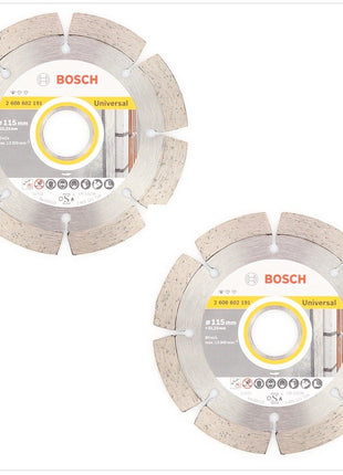 Bosch GWS 18 V-Li 115 mm Akku Winkelschleifer mit 6 Ah Akku + 2x Bosch Diamant Trennscheibe - Toolbrothers