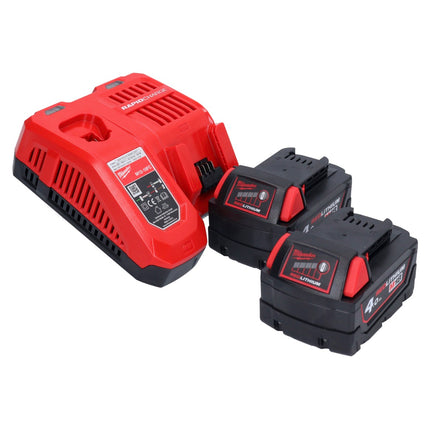 Llave de impacto a batería Milwaukee M18 FID3-402 18 V 1/4" 226 Nm sin escobillas + 2x batería 4,0 Ah + cargador