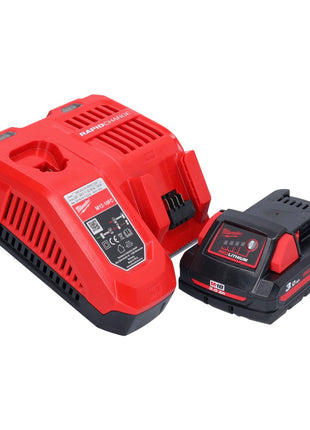 Milwaukee M18 BQSS-301 Akku Schwingschleifer 18 V 113 x 104 mm Brushless + 1x Akku 3,0 Ah + Ladegerät - Toolbrothers