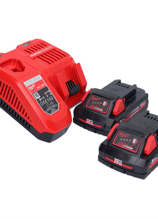 Milwaukee M18 BQSS-302 Akku Schwingschleifer 18 V 113 x 104 mm Brushless + 2x Akku 3,0 Ah + Ladegerät - Toolbrothers