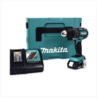 Makita DHP 480 RA1J Akku Schlagbohrschrauber 18 V 54 Nm + 1x Akku 2,0 Ah + Ladegerät + Makpac - Toolbrothers