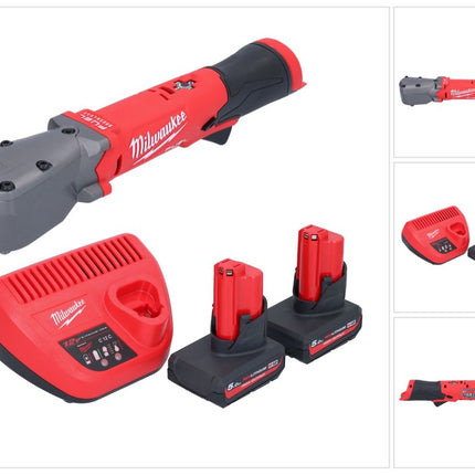 Milwaukee M12 FRAIWF38-502 Visseuse d'angle sans fil 12 V 3/4" 270 Nm Brushless + 2x batterie 5,0 Ah + chargeur