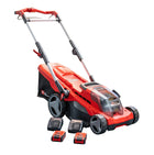 Einhell RASARRO 36/36 Akku Rasenmäher 36 V ( 2x 18 V ) 36 cm 45 l 25 - 75 mm ( 3413282 ) + 2x Akku 3,0 Ah + Ladegerät