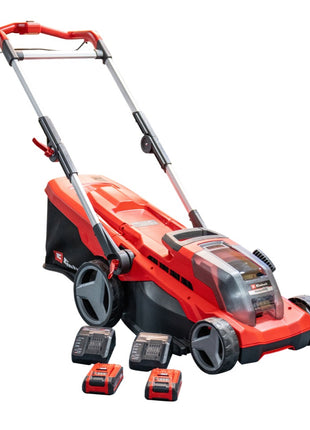 Cortacésped a batería Einhell RASARRO 36/36 36 V (2x 18 V) 36 cm 45 l 25 - 75 mm (3413282) + 2x batería 3,0 Ah + cargador