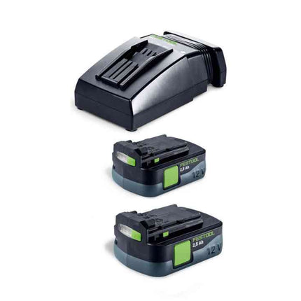 Festool CXS 12 2.5-Plus cordless drill driver 12 V 30 Nm brushless ( 576864 ) + 2x rechargeable battery 2.5 Ah + charger + systainer