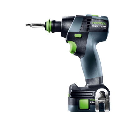 Festool TXS 12 2,5-Set cordless drill driver 12 V 30 Nm brushless ( 576874 ) + 2x battery 2,5 Ah + charger + bit set + systainer