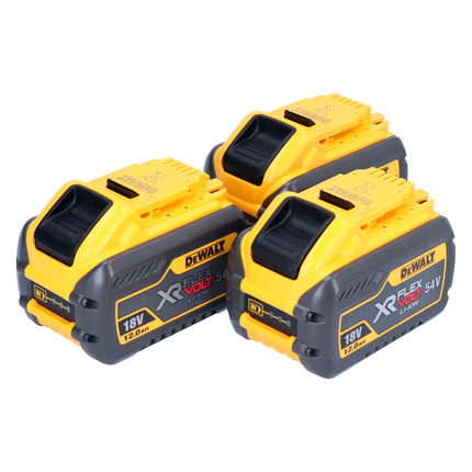 DeWalt 3x DCB 548 batterie 18 V / 54 V max. 12 Ah / 12000 mAh Li-Ion XR FLEXVOLT - avec indicateur de charge