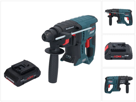 Bosch GBH 18V-21 Professional Marteau perforateur sans fil 18 V 2,0 J SDS plus Brushless + 1x batterie ProCORE 4,0 Ah - sans chargeur