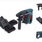 Bosch GBH 18V-21 Professional Akku Bohrhammer 18 V 2,0 J SDS plus Brushless + 2x ProCORE Akku 4,0 Ah + Ladegerät