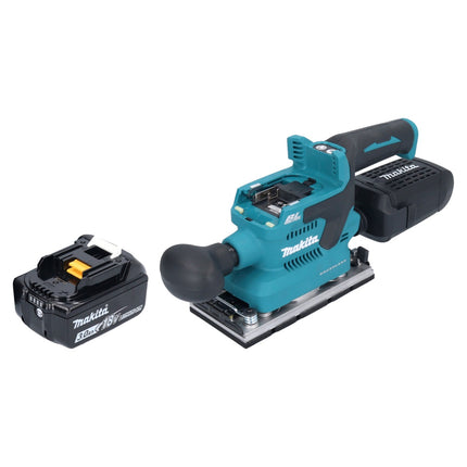 Makita DBO 382 F1 akumulatorowa szlifierka oscylacyjna 18 V 93 x 185 mm bezszczotkowa + 1x akumulator 3,0 Ah - bez ładowarki