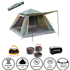 Toolbrothers conjunto de camping al aire libre tienda de campaña para 2-4 personas tienda hidráulica tienda pop-up + equipo de camping 13 piezas