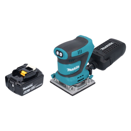 Makita DBO 484 G1 cordless orbital sander 18 V 112 x 102 mm + 1x rechargeable battery 6.0 Ah - without charger