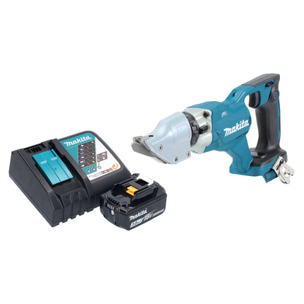 Makita DJS 200 RF1 Cisaille à tôle sans fil 18 V 2,0 mm Brushless + 1x batterie 3,0 Ah + chargeur