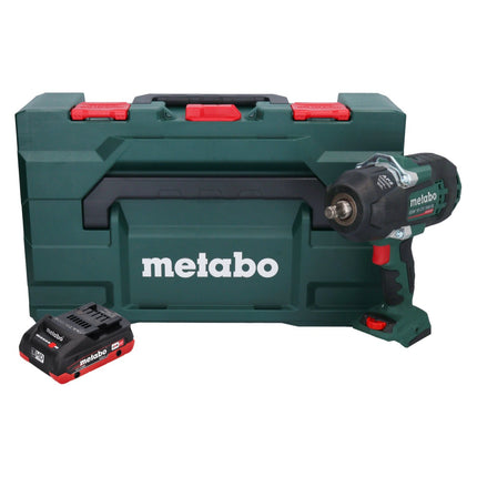 Metabo SSW 18 LTX 1450 BL 18 V 1450 Nm atornillador de impacto sin escobillas + 1x batería 4,0 Ah + metaBOX - sin cargador