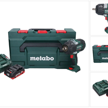 Metabo SSW 18 LTX 1450 BL akumulatorowy klucz udarowy 18 V 1450 Nm bezszczotkowy + 1x akumulator 4,0 Ah + ładowarka + metaBOX