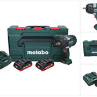 Metabo SSW 18 LTX 1450 BL akumulatorowy klucz udarowy 18 V 1450 Nm bezszczotkowy + 2x akumulator 4,0 Ah + ładowarka + metaBOX