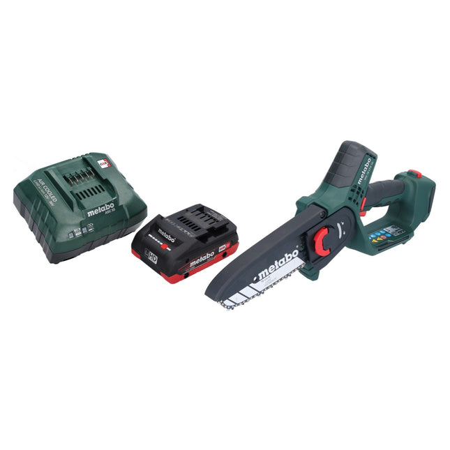 Metabo MS 18 LTX 15 Akku Gehölzsäge 18 V 15 cm 5 m/s + 1x Akku 4,0 Ah + Ladegerät