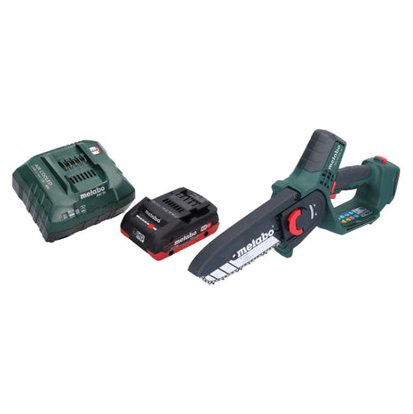 Metabo MS 18 LTX 15 Akku Gehölzsäge 18 V 15 cm 5 m/s + 1x Akku 4,0 Ah + Ladegerät