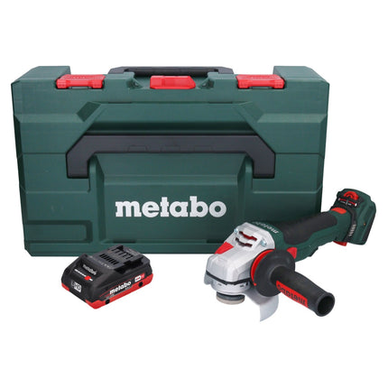 Metabo WVB 18 LTX BL 15-125 Quick cordless angle grinder 18 V 125 mm brushless + 1x rechargeable battery 4.0 Ah + metaBOX - without charger