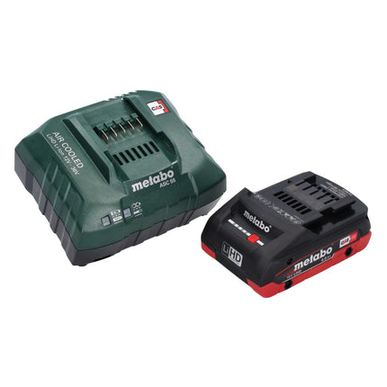 Metabo WVB 18 LTX BL 15-125 Quick Akku Winkelschleifer 18 V 125 mm Brushless + 1x Akku 4,0 Ah + Ladegerät + metaBOX