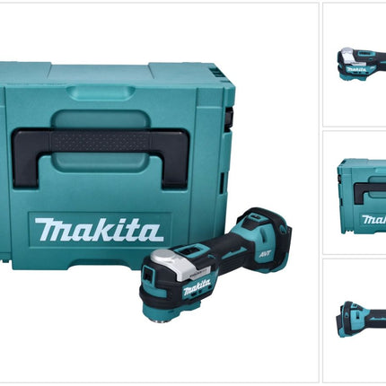 Makita DTM 52 ZJ cordless multifunction tool 18 V Starlock Max Brushless + Makpac - without battery, without charger