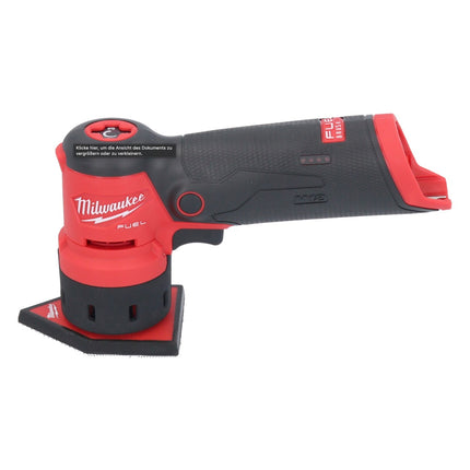 Milwaukee M12 FDSS-252B akumulatorowa szlifierka punktowa 12 V 88,8 x 63,5 mm + 2x akumulator 2,5 Ah + ładowarka