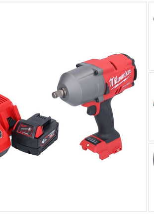 Clé à chocs sans fil Milwaukee M18 FHIWF12-401 18 V 1356 Nm 1/2" brushless + 1x batterie 4,0 Ah + chargeur