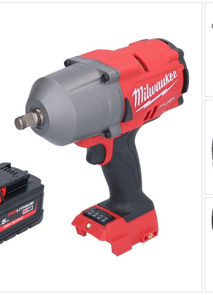 Milwaukee M18 FHIWF12-551 Akku Schlagschrauber 18 V 1356 Nm 1/2" Brushless + 1x Akku 5,5 Ah - ohne Ladegerät