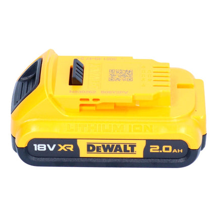 Taladro atornillador inalámbrico DeWalt DCD 800 NT 18 V 90 Nm sin escobillas + 1x batería 2,0 Ah + TSTAK - sin cargador