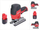 Milwaukee M12 JS-201 cordless jigsaw 12 V + 1x rechargeable battery 2.0 Ah - without charger