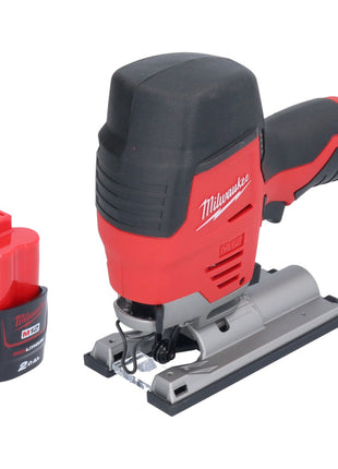 Milwaukee M12 JS-201 cordless jigsaw 12 V + 1x rechargeable battery 2.0 Ah - without charger