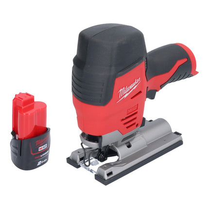 Milwaukee M12 JS-201 Scie sauteuse sans fil 12 V + 1x batterie 2,0 Ah - sans chargeur de batterie