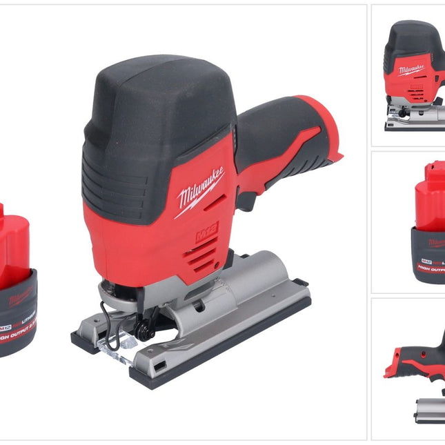 Seghetto alternativo a batteria Milwaukee M12 JS-251 12 V + 1x batteria 2,5 Ah - senza caricabatteria