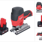 Milwaukee M12 JS-401 Akku Stichsäge 12 V + 1x Akku 4,0 Ah - ohne Ladegerät