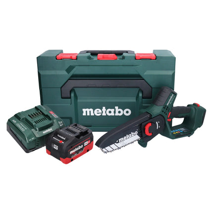 Metabo MS 18 LTX 15 podadora sin cable 18 V 15 cm 5 m/s + 1x batería recargable 5,5 Ah + cargador + metaBOX
