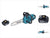 Makita DUC 357 TX2 Trononneuse d'elagage sans fil 18 V 35 cm 7,7 m/s Brushless + 1x batterie 5,0 Ah - sans chargeur