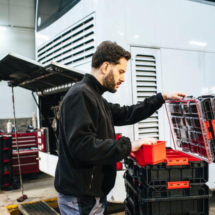 Qbrick System ONE Organizer XL 2.0 sztaplowany 582 x 387 x 131 mm 13,5 l IP66 z 6 wkładami i 6 przegrodami