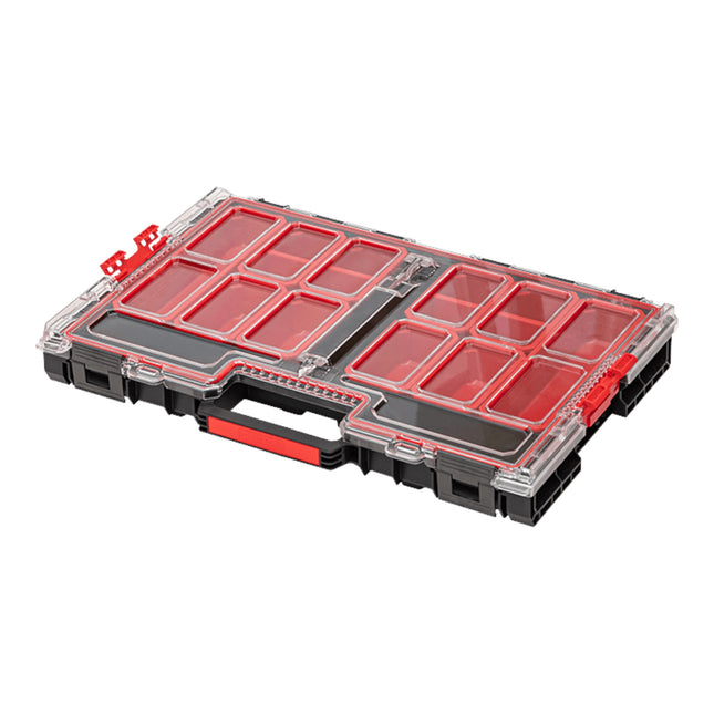 Qbrick System ONE Organizer L 2.0 apilable 531 x 379 x 77 mm 6 l IP 66 con 10 inserciones