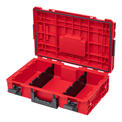 Qbrick System ONE 200 2.0 Vario RED ULTRA HD Valigia portautensili personalizzata organizzatore modulare 585 x 385 x 190 mm 15,4 l impilabile IP66