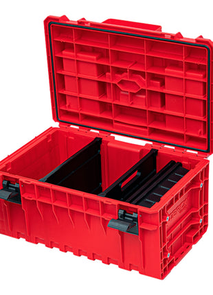 Qbrick System ONE 350 2.0 Profi RED ULTRA HD Custom tool case modular organiser 585 x 385 x 320 mm 38 l stackable IP66