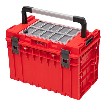 Qbrick System ONE 450 2.0 Expert RED ULTRA HD Custom Mallette à outils modulaire organisateur 585 x 385 x 420 mm 52 l empilable IP66