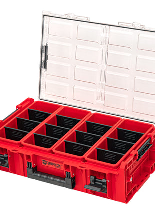 Qbrick System ONE Organizador 2XL ROJO ULTRA HD Custom + Adaptador ONE Connect 582 x 387 x 172 mm 19,5 l apilable IP66