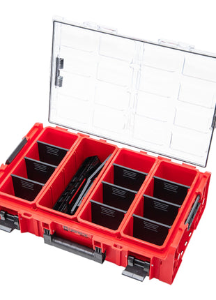 Qbrick System ONE Organizer 2XL RED ULTRA HD Custom + adapter ONE Connect 582 x 387 x 172 mm 19,5 l możliwość sztaplowania IP66