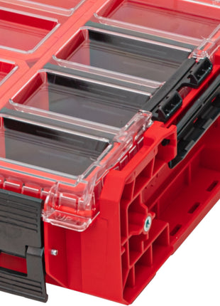 Qbrick System ONE Organizer XL 2.0 ROJO ULTRA HD Personalizado 582 x 387 x 131 mm 13,5 l IP66 con 8 inserciones y 6 divisores