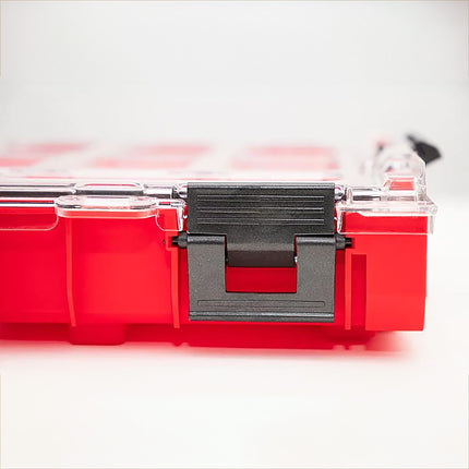 Qbrick System ONE Organiser L 2.0 RED ULTRA HD impilabile 531 x 379 x 77 mm 6 l IP66 con 10 inserti