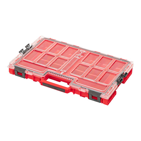 Qbrick System ONE Organiser L 2.0 RED ULTRA HD stackable 531 x 379 x 77 mm 6 l IP66 with 10 inlays