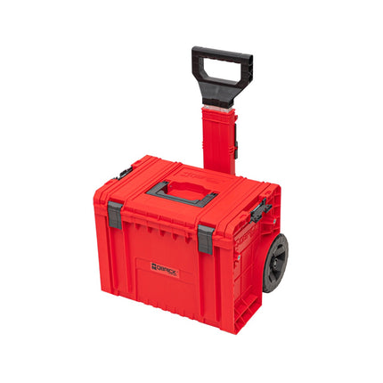 Qbrick System PRO Cart 2.0 RED ULTRA HD stapelbar 490 x 415 x 660 mm 42 l IP54 abnehmbarer Doppelteleskopgriff