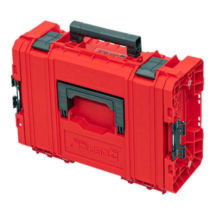 Qbrick System PRO Technik Case 2.0 RED ULTRA HD Valigia portautensili personalizzata 450 x 332 x 171 mm 12 l impilabile IP54 con ripiano